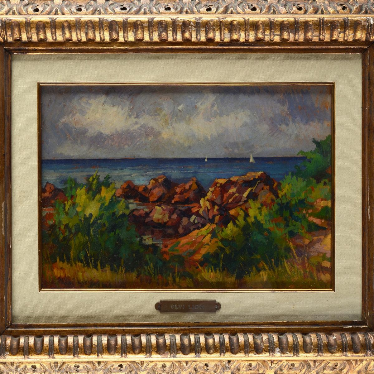 Ulvi Liegi - Paesaggio con Mare sullo Sfondo