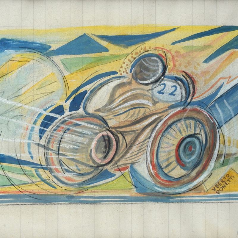 Uberto Bonetti - Motocicletta