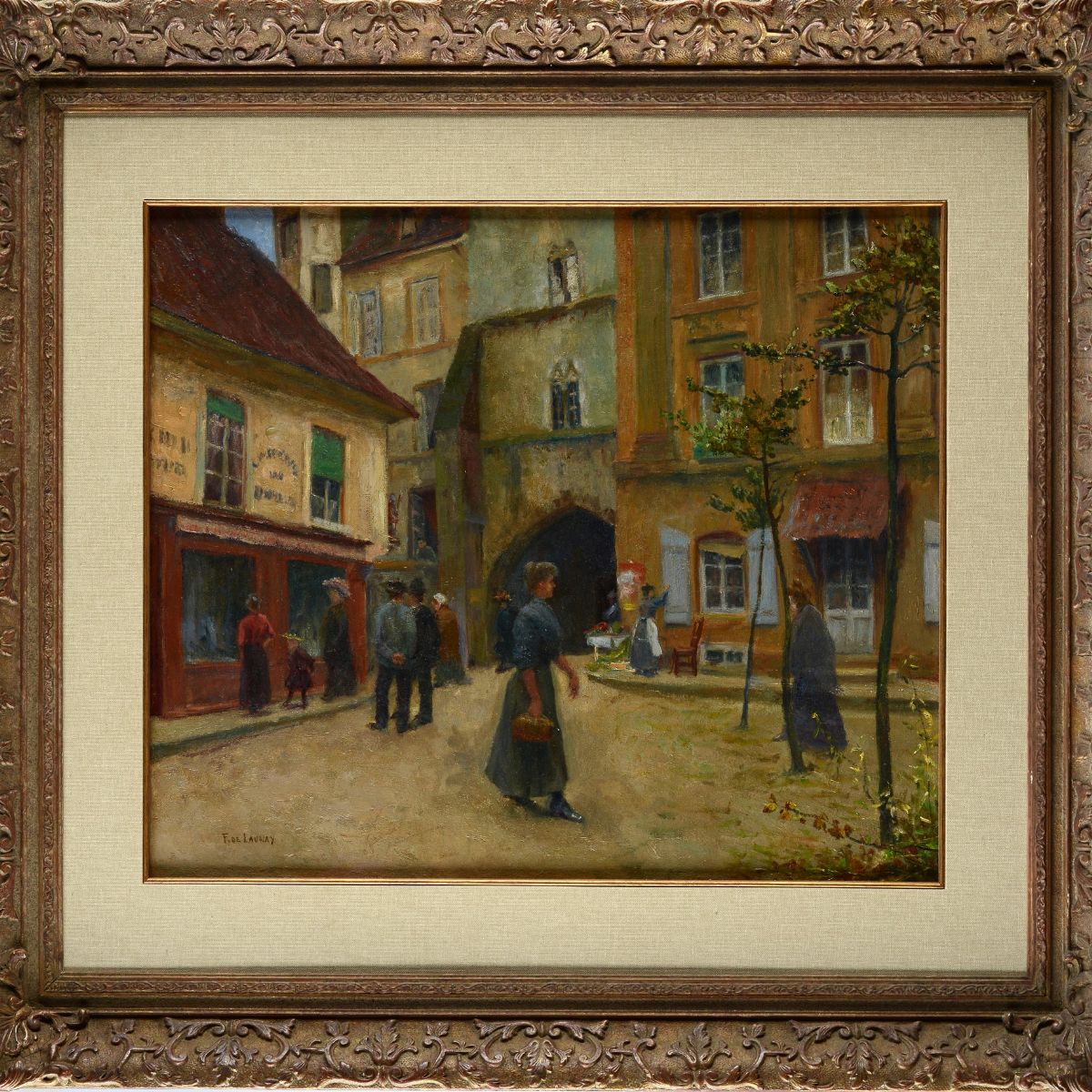 Fernand De Launay - Scorcio Parigino