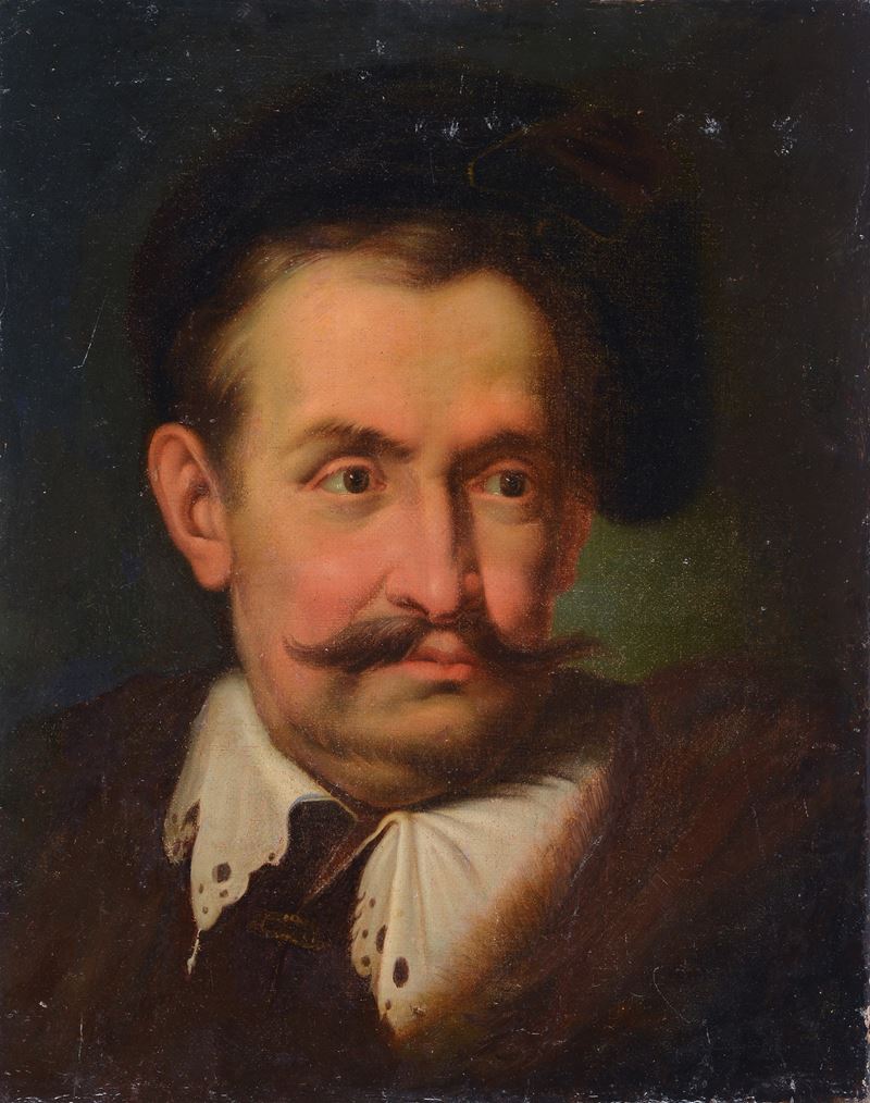 Anonimo, XIX Sec. - Ritratto Virile