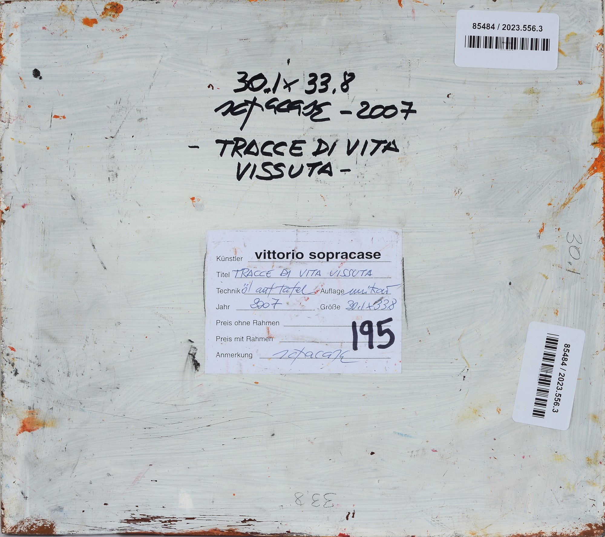 Vittorio Sopracase - Tracce di Vita Vissuta