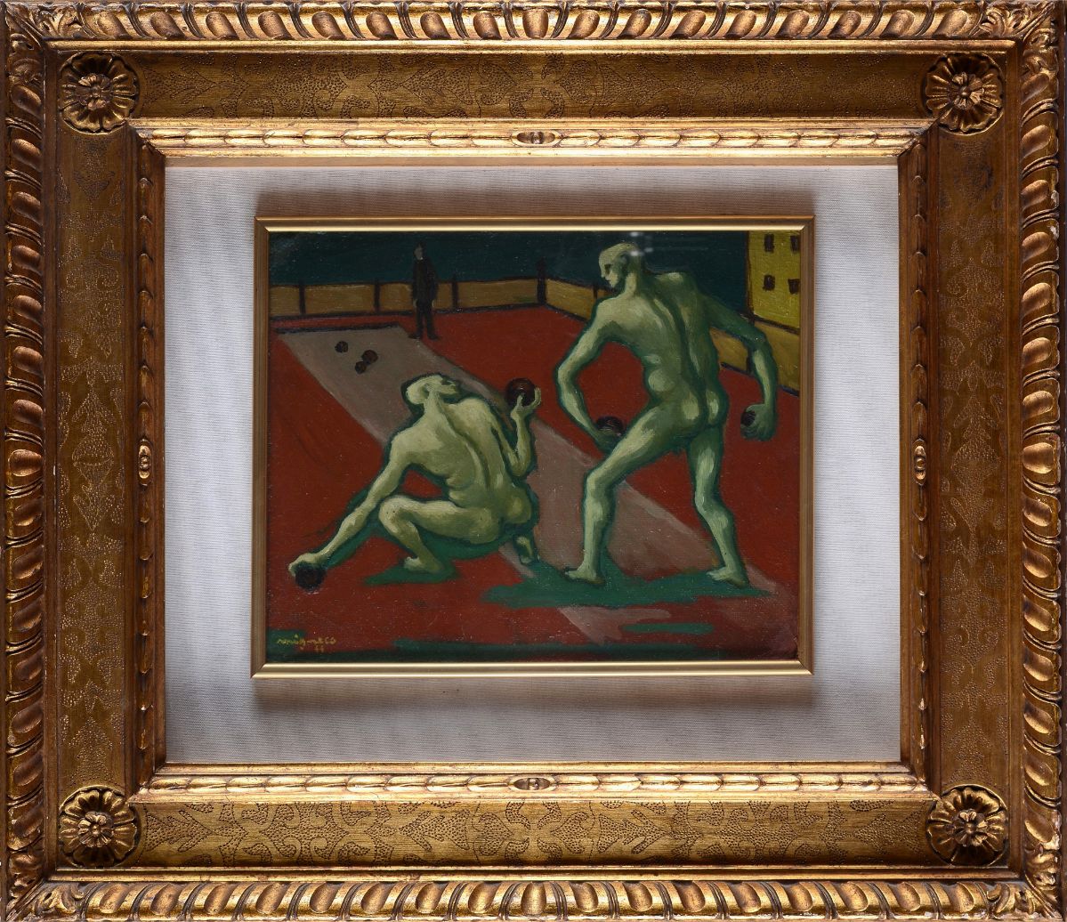 Giuseppe Migneco - Giocatori di Bocce