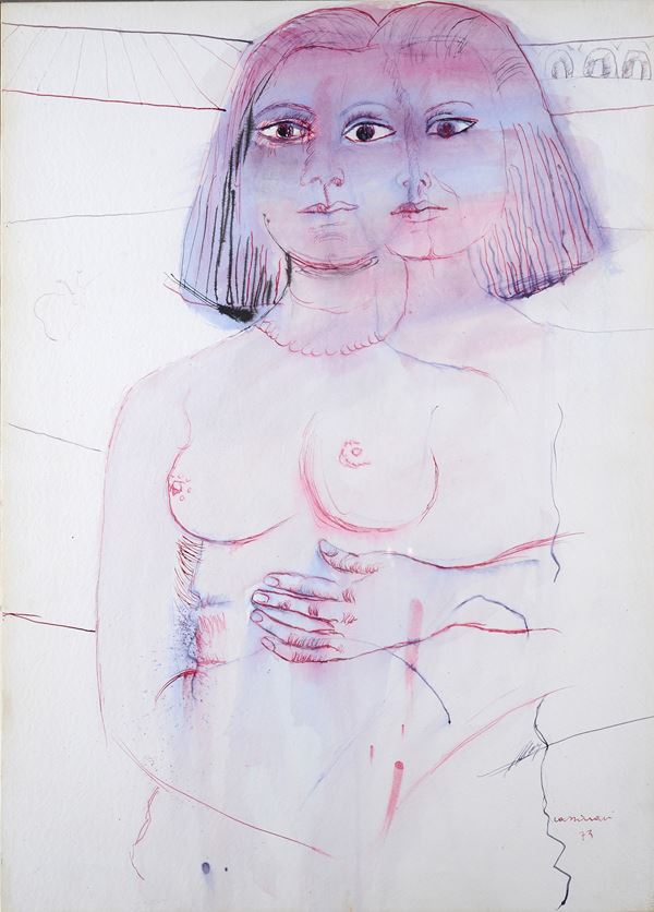 Bruno Cassinari - Female figure