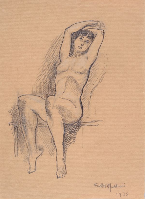 Walter Mattioli - Nudo