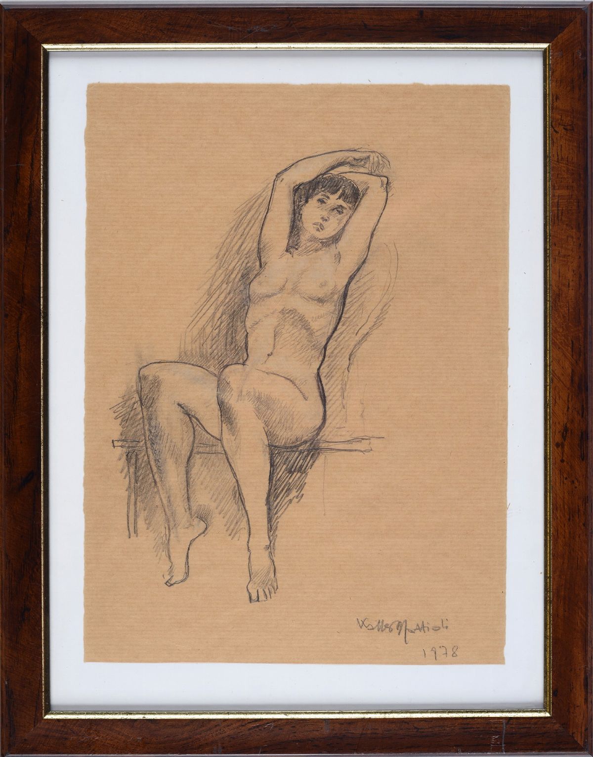 Walter Mattioli - Nudo
