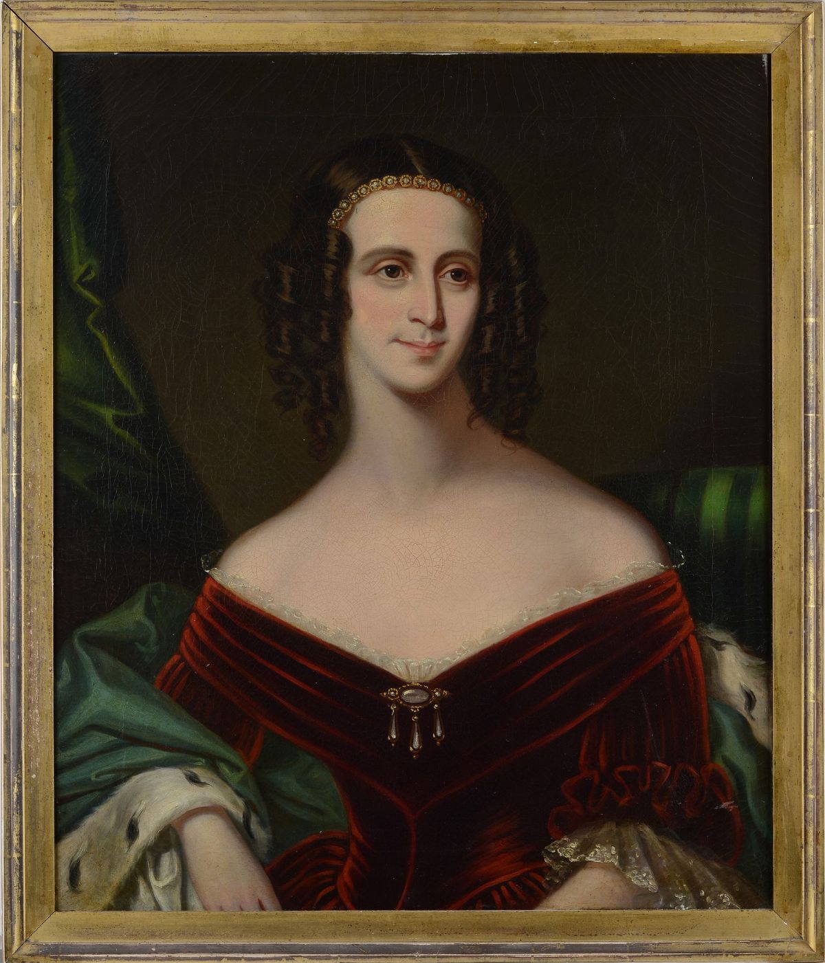 Scuola Europea, XIX Sec. - Ritratto di Gentildonna