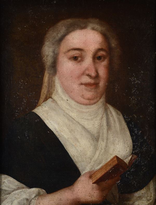 Scuola Europea, XVIII sec. - Portrait of a nun