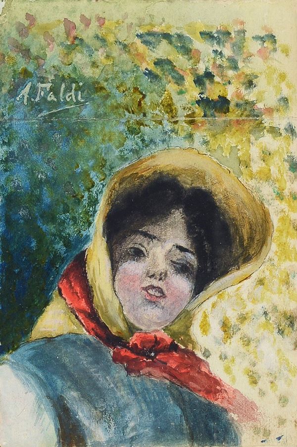 Arturo Faldi - Woman with hat