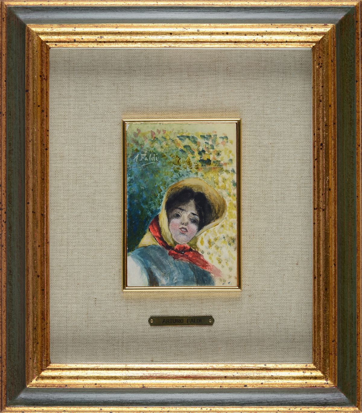 Arturo Faldi - Donna con Cappello