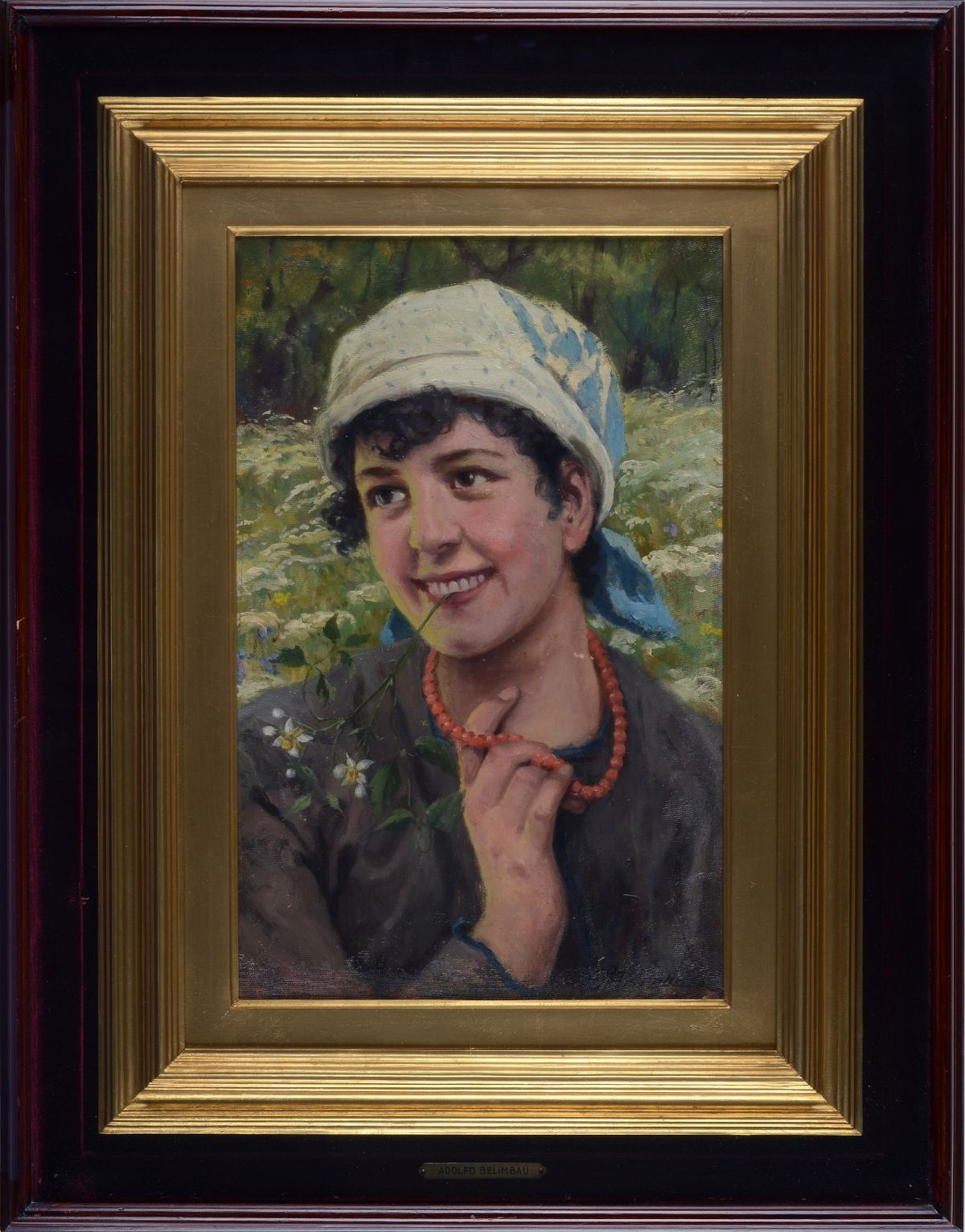 Adolfo Belimbau - Ritratto di Contadina