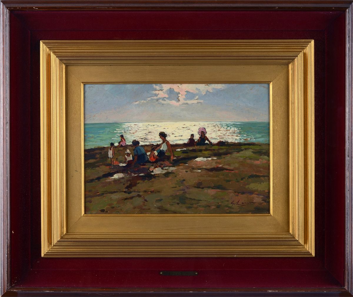 Giovanni Lomi - Figure sugli Scogli