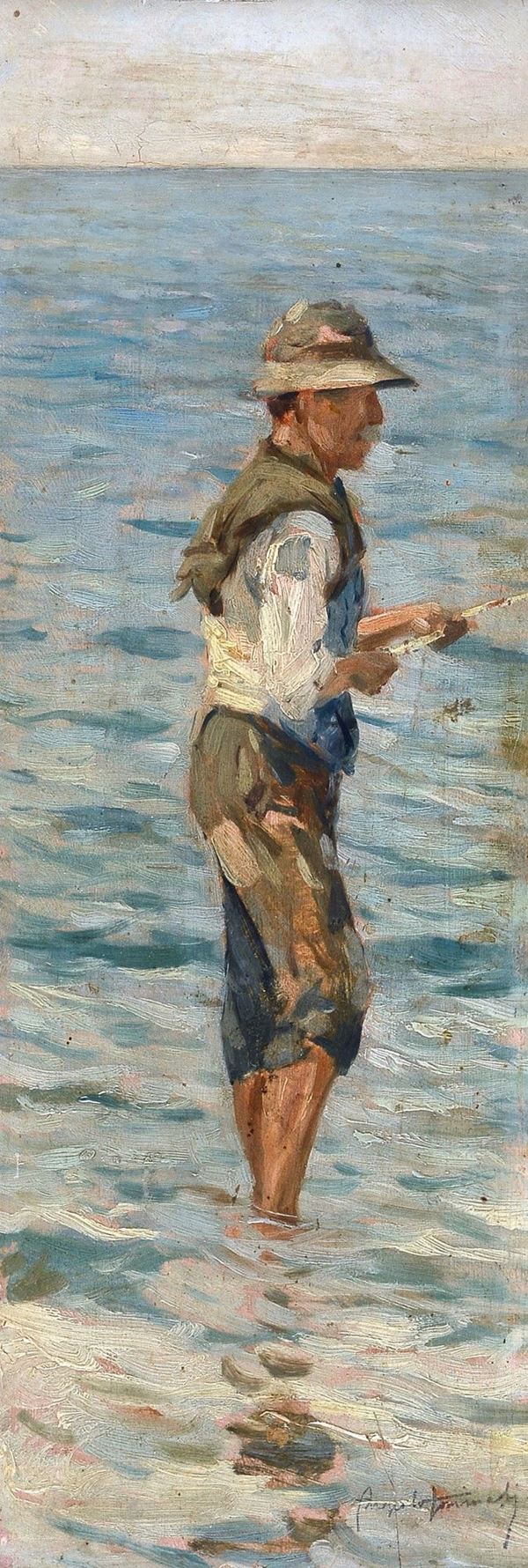 Angiolo Tommasi - Pescatore