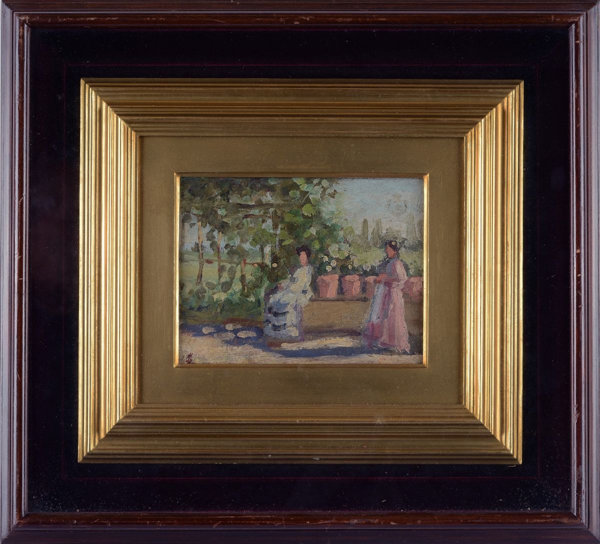 Silvestro Lega - Sotto il Pergolato