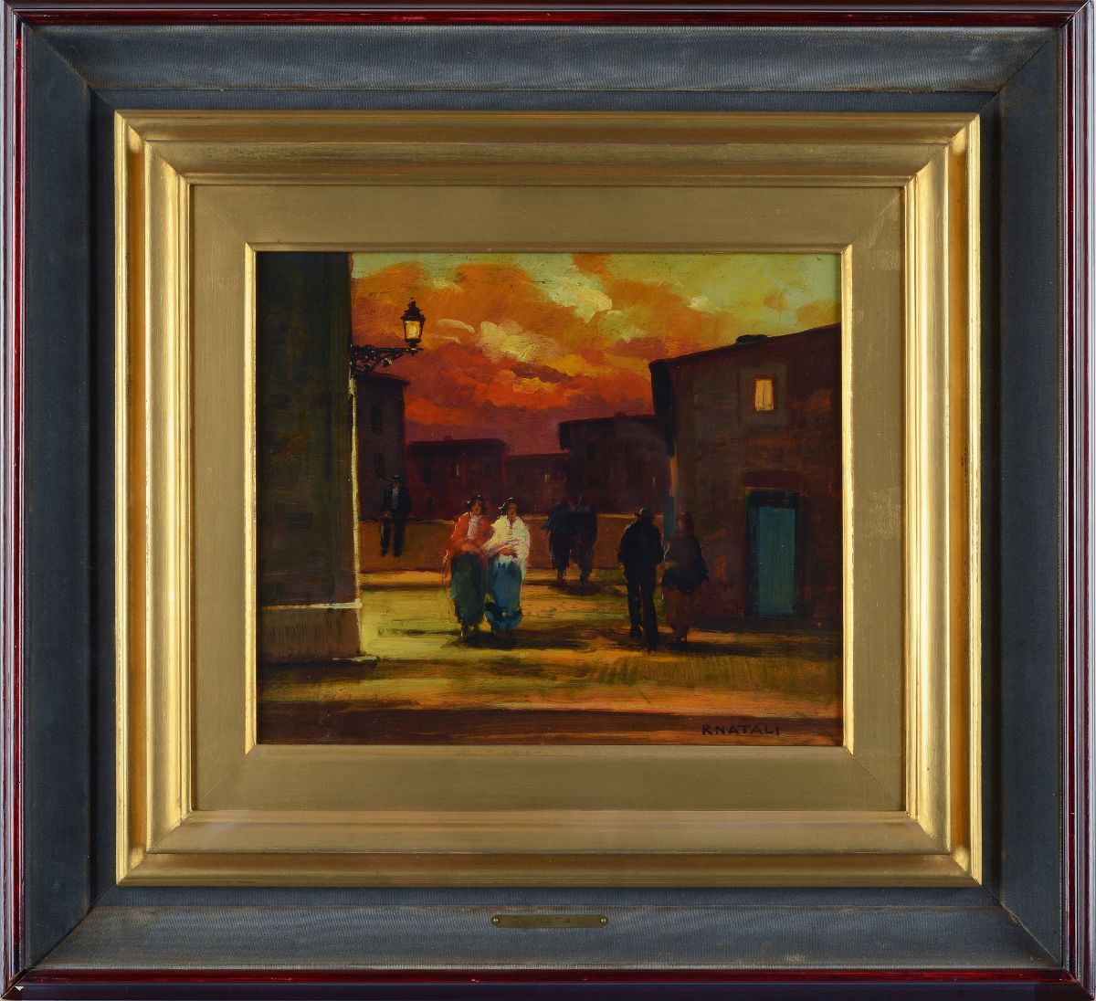Renato Natali - Figure al Tramonto