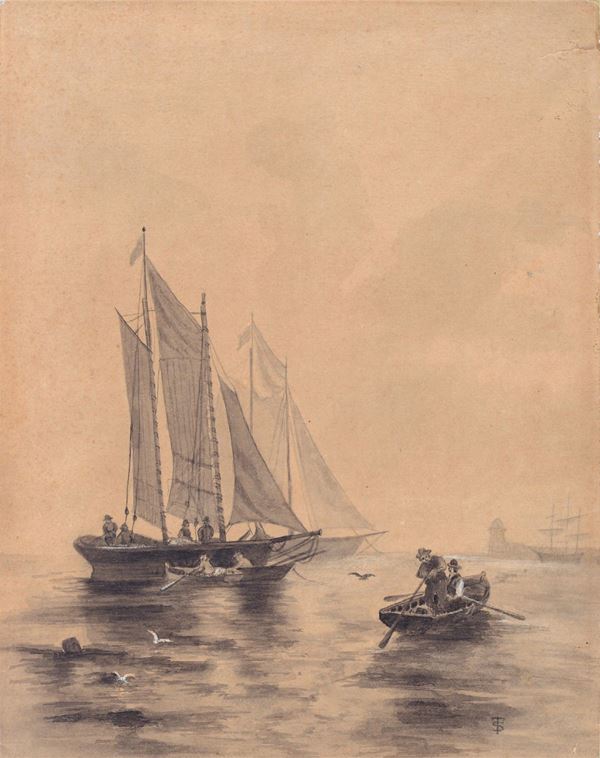 Telemaco Signorini - Boats