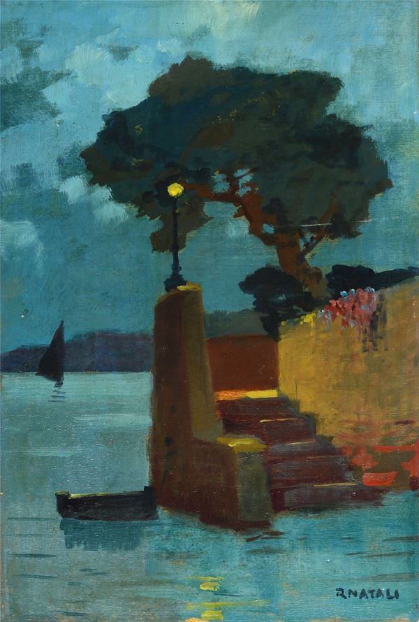 Renato Natali - Marina in notturno