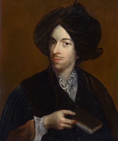 Ritratto di Aristocratico in Costume Orientale con Turbante