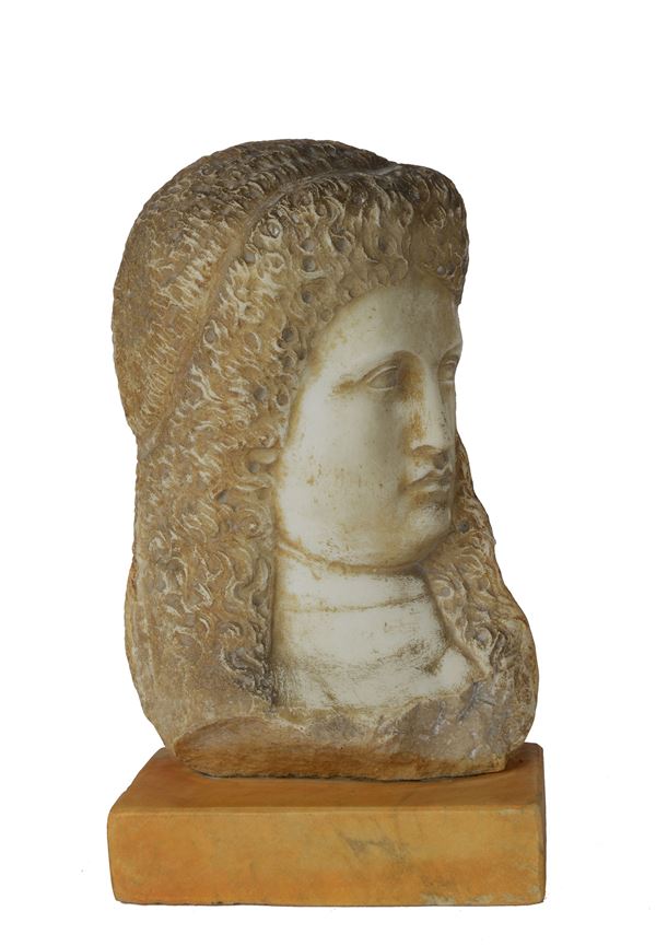 Scuola Lombarda, XVI sec. - Bas-relief with female profile