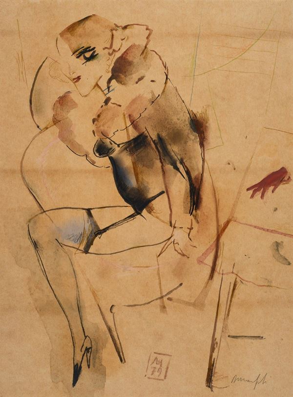 Alberto Manfredi - Donna seduta