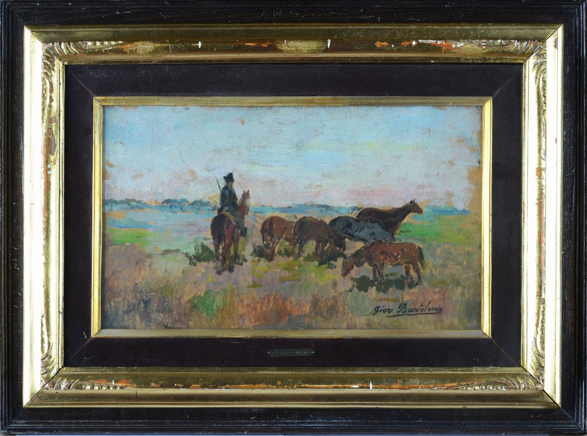 Giovanni Bartolena - Paesaggio con Buttero