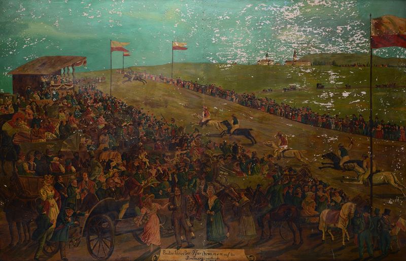 Corsa di cavalli a Simmeringer Haide