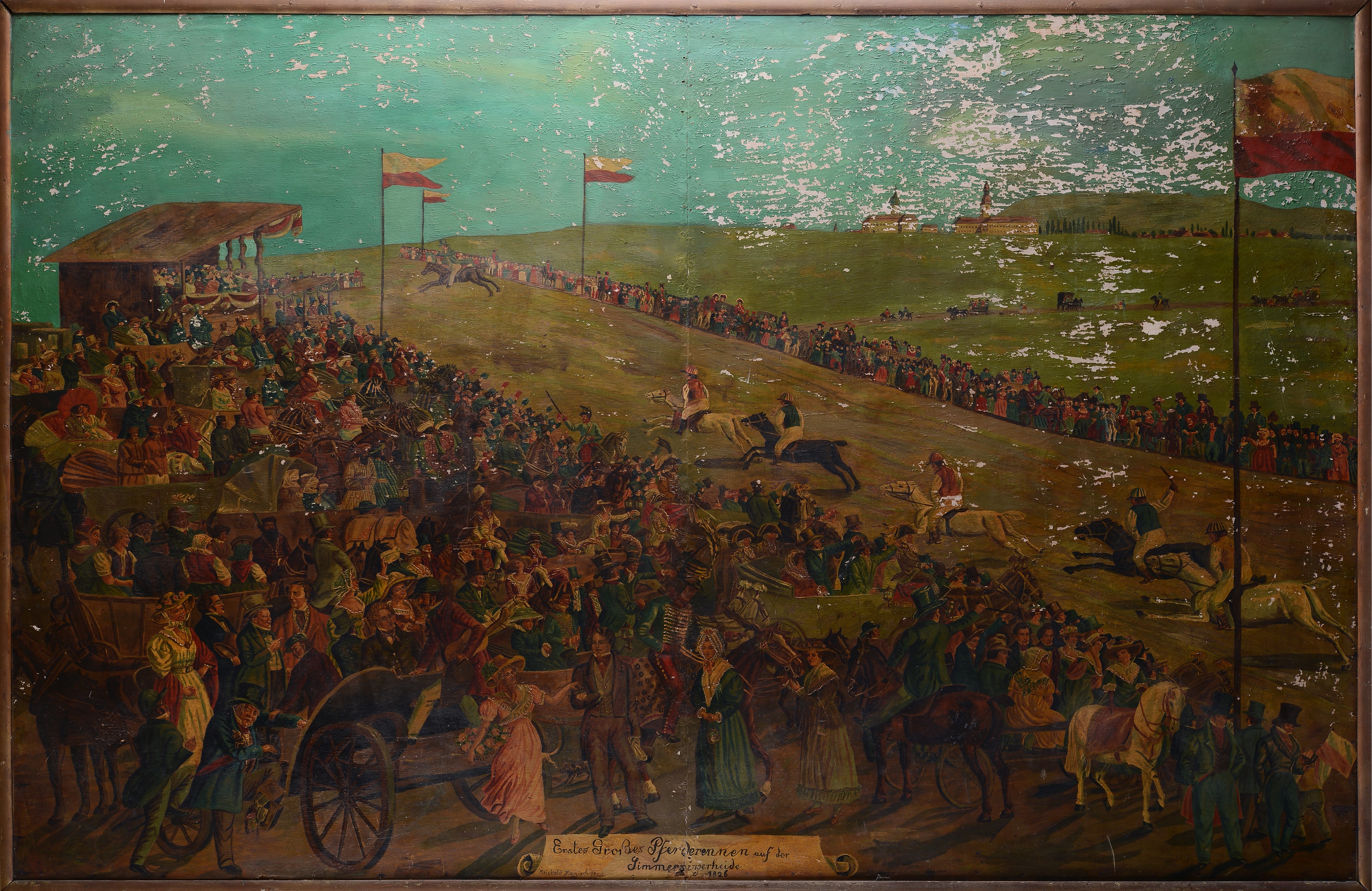 Corsa di cavalli a Simmeringer Haide