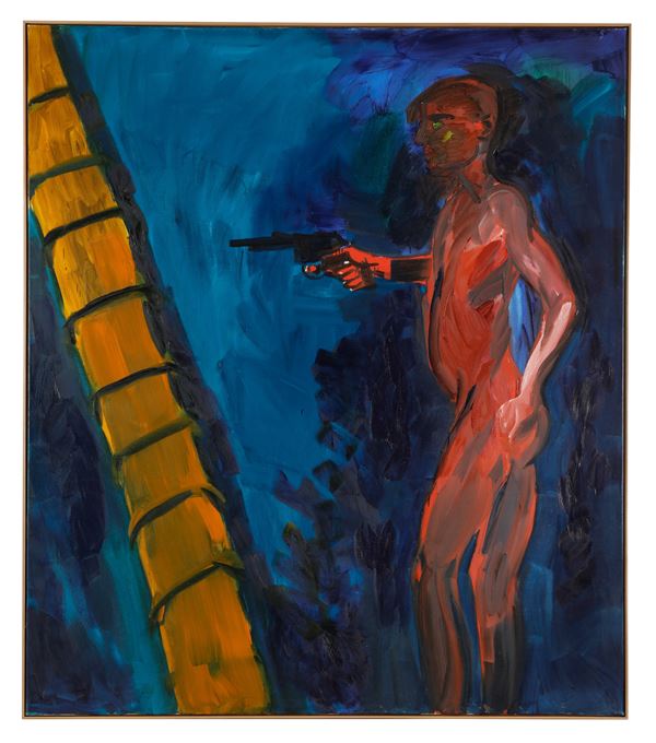 Rainer Fetting : Tabou II  - Oil painting on canvas - Auction MODERN AND CONTEMPORARY ART - II - Galleria Pananti Casa d'Aste