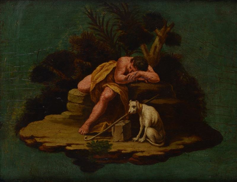 Scuola Veneta, XVIII Sec. - Pastore a Riposo