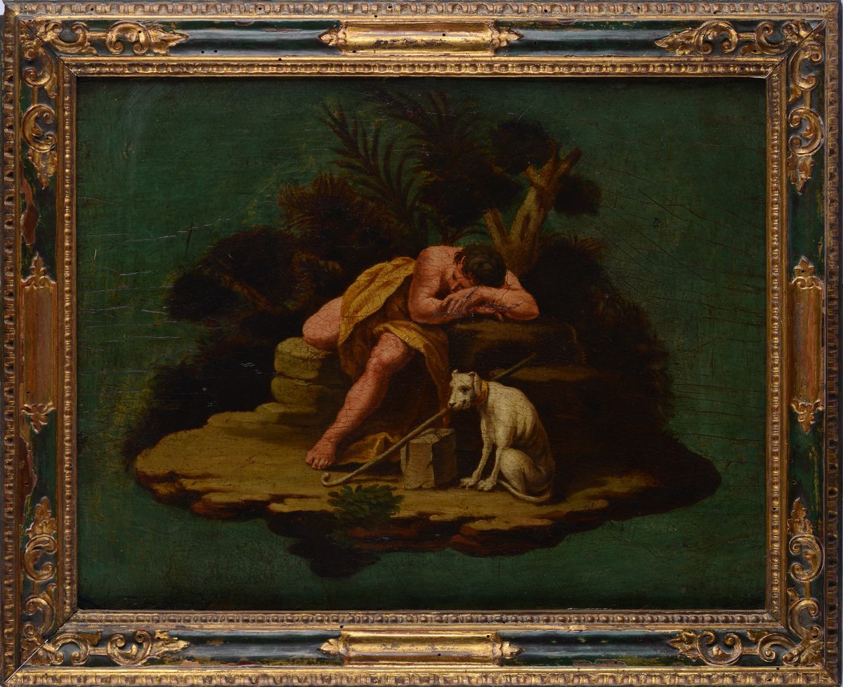 Scuola Veneta, XVIII Sec. - Pastore a Riposo