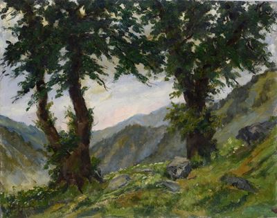Paesaggio con Alberi