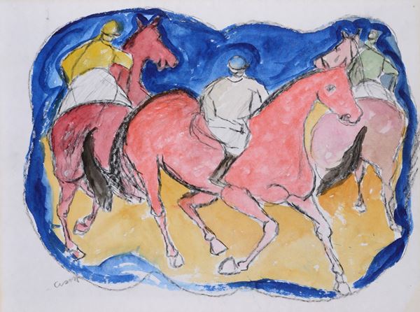 Giuseppe Cesetti - Horses