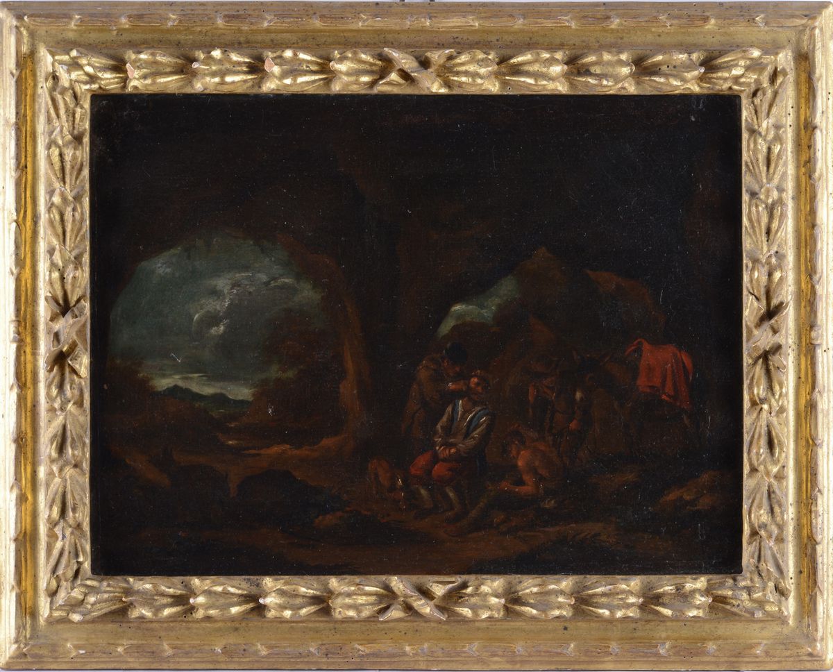 Scuola dei Bamboccianti, XVII Sec. - Scena di Genere