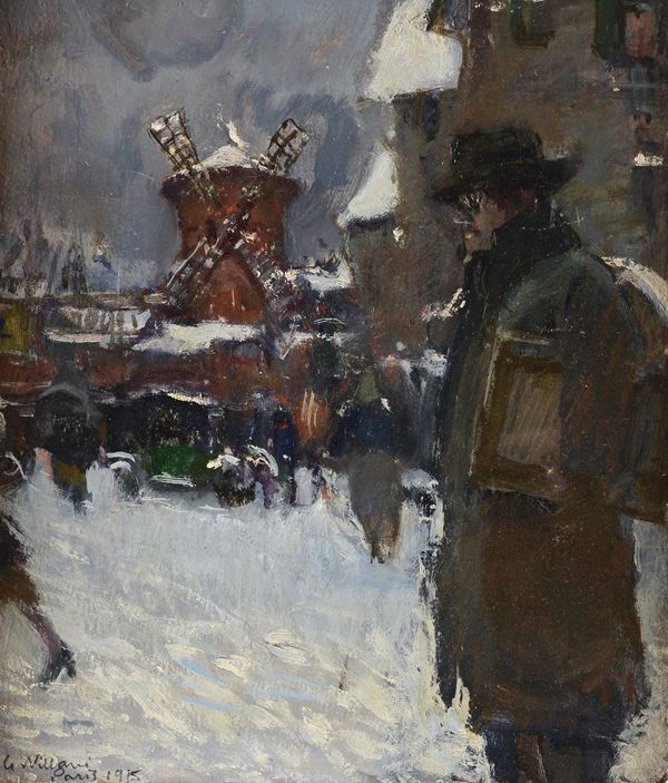 Gennaro Villani - Pigalle under the snow