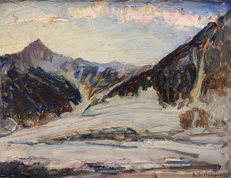 Mario Bertola - Inverno in Montagna