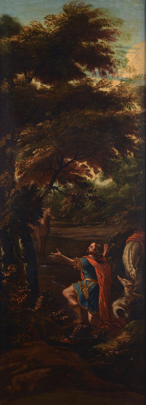 Anonimo, XVII sec. - Visione di Sant'Eustachio