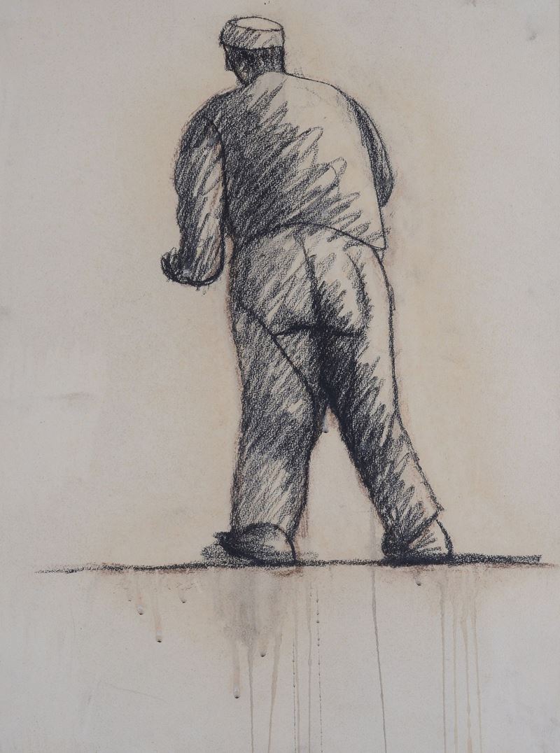 Ottone Rosai - Figura di Schiena