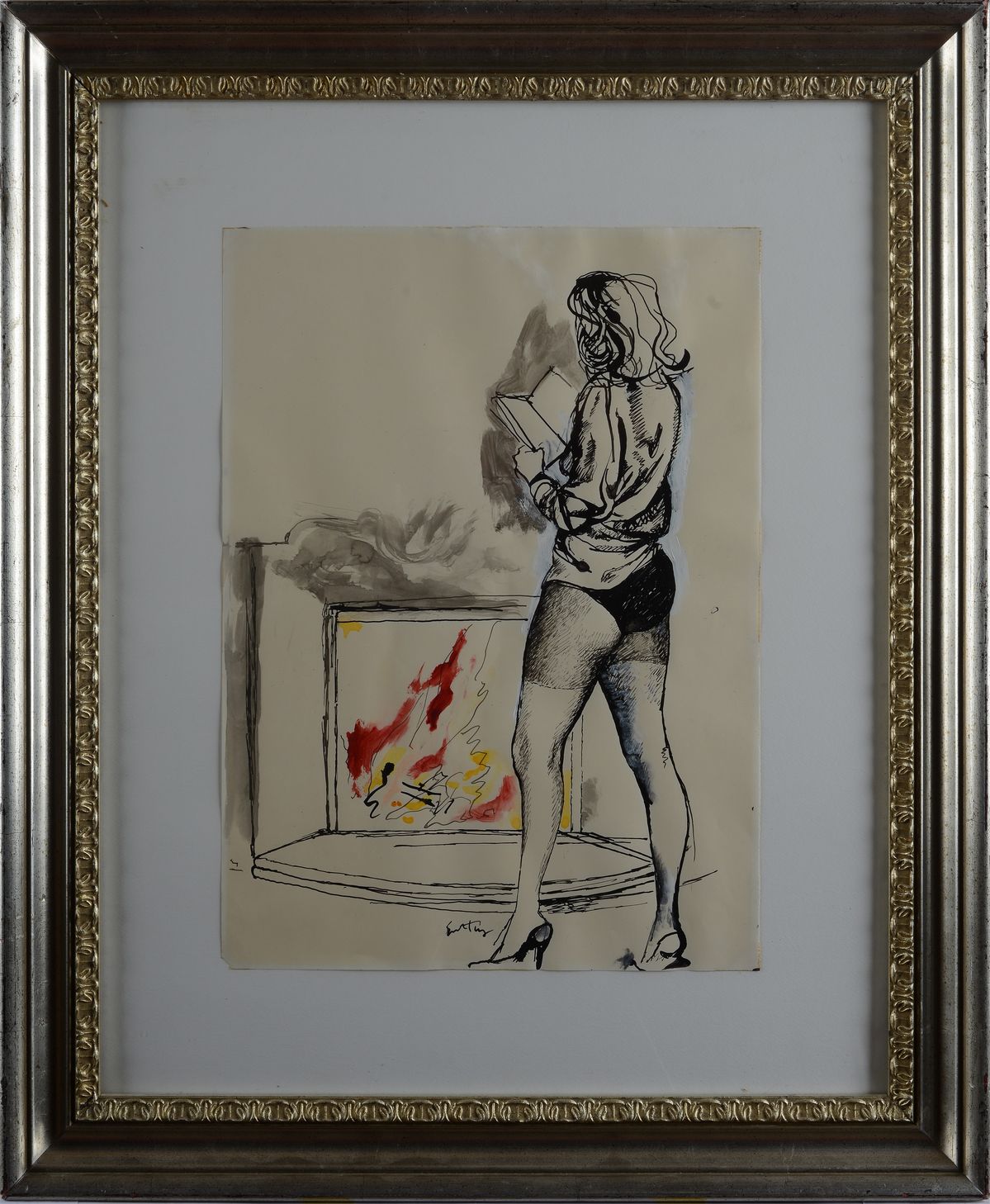 Renato Guttuso - Marta Davanti al Camino