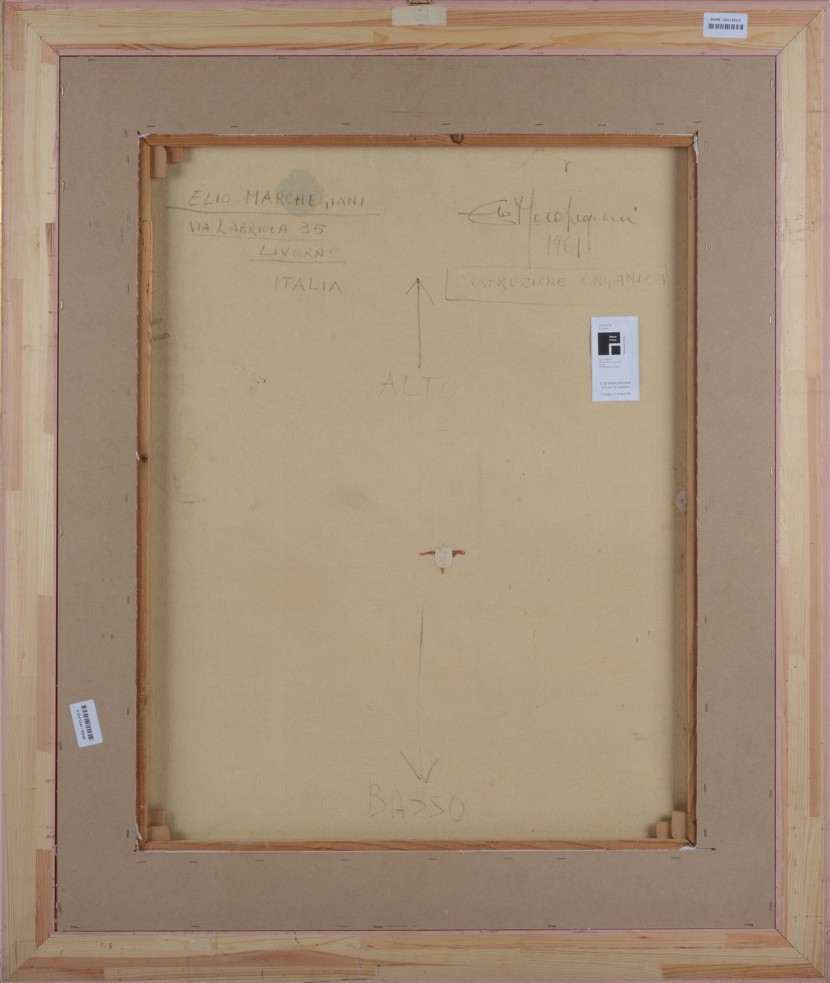 Elio Marchegiani - Costruzione Organica
