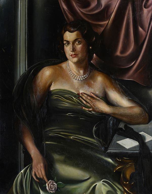 Gregorio Sciltian - Portrait of Mrs Brusadelli
