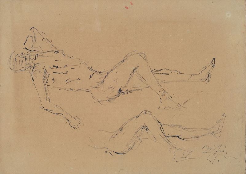 Filippo De Pisis - Studio di Nudo