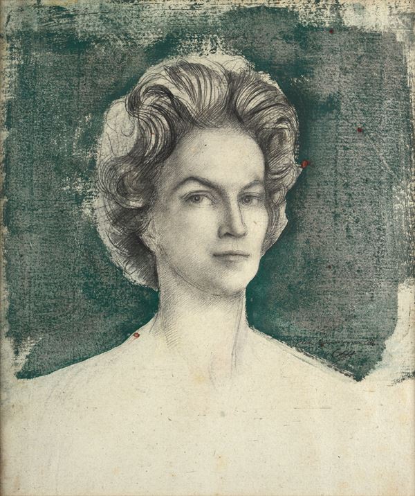 Pietro Annigoni - Portrait of a woman