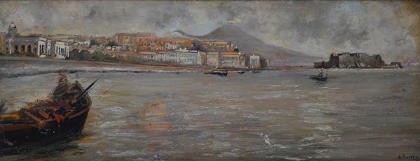 Attilio Pratella - View of the Gulf of Naples