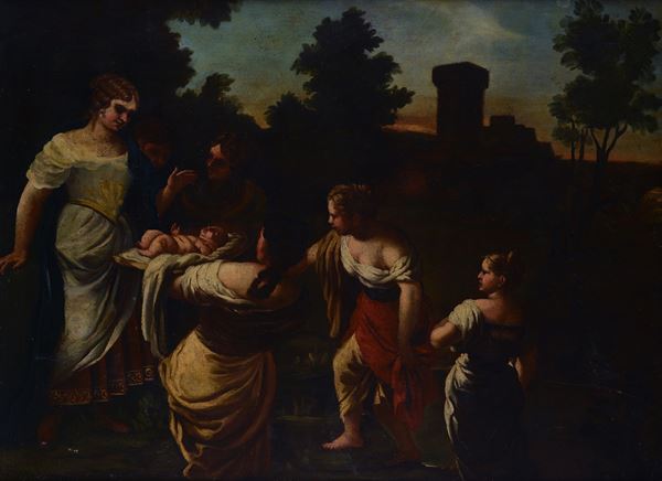 Anonimo, XVII sec. - Moses saved from the waters