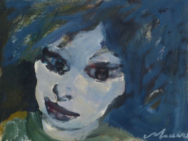 Mino Maccari - Woman's face
