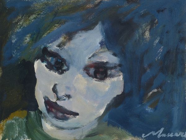 Mino Maccari - Volto di donna