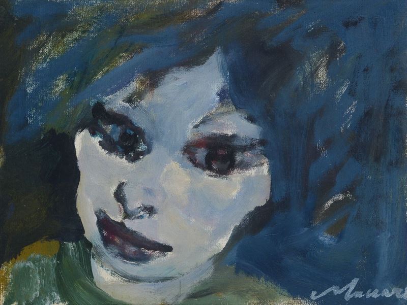 Mino Maccari - Volto di Donna