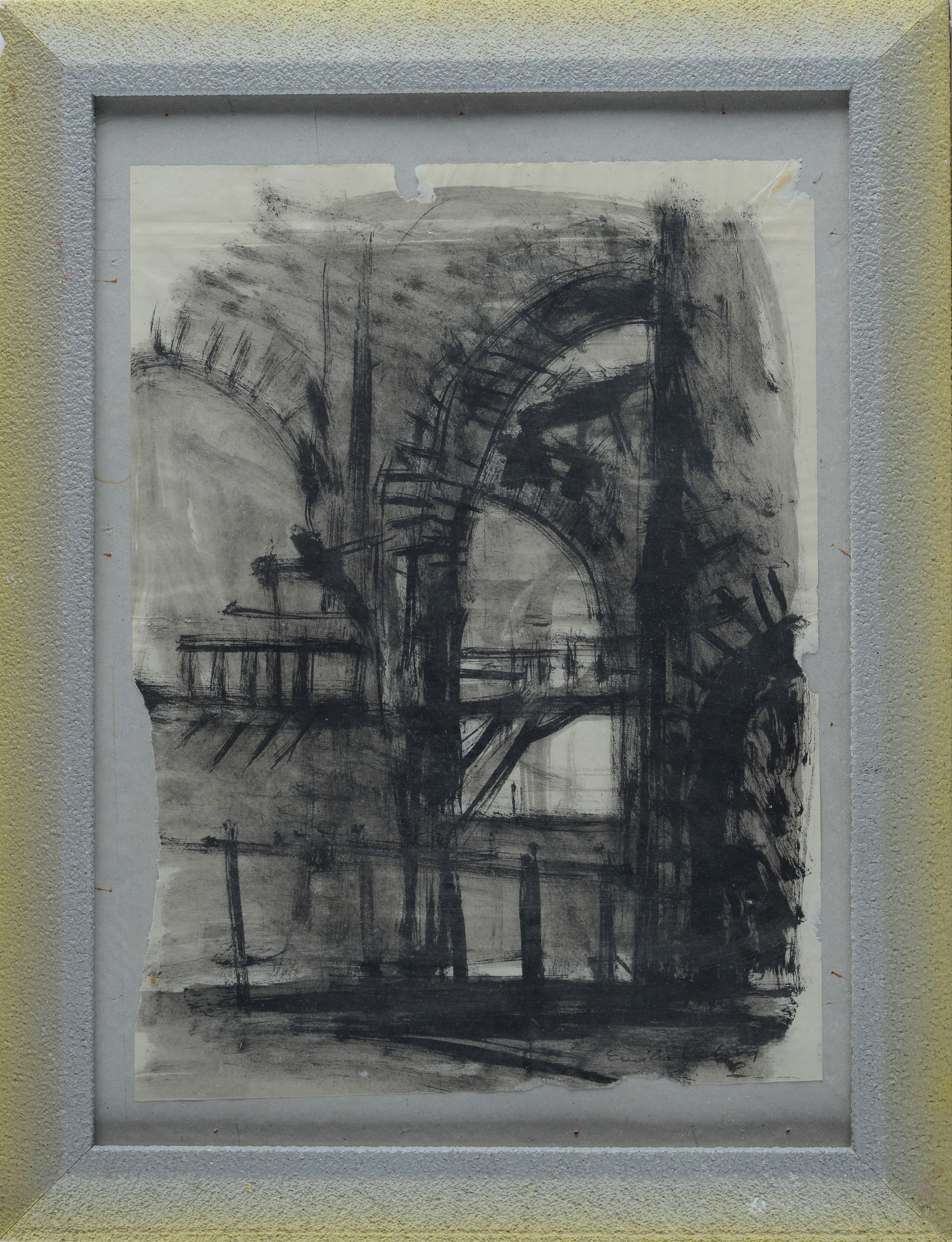 Emilio Vedova - Interno della Chiesa della Salute