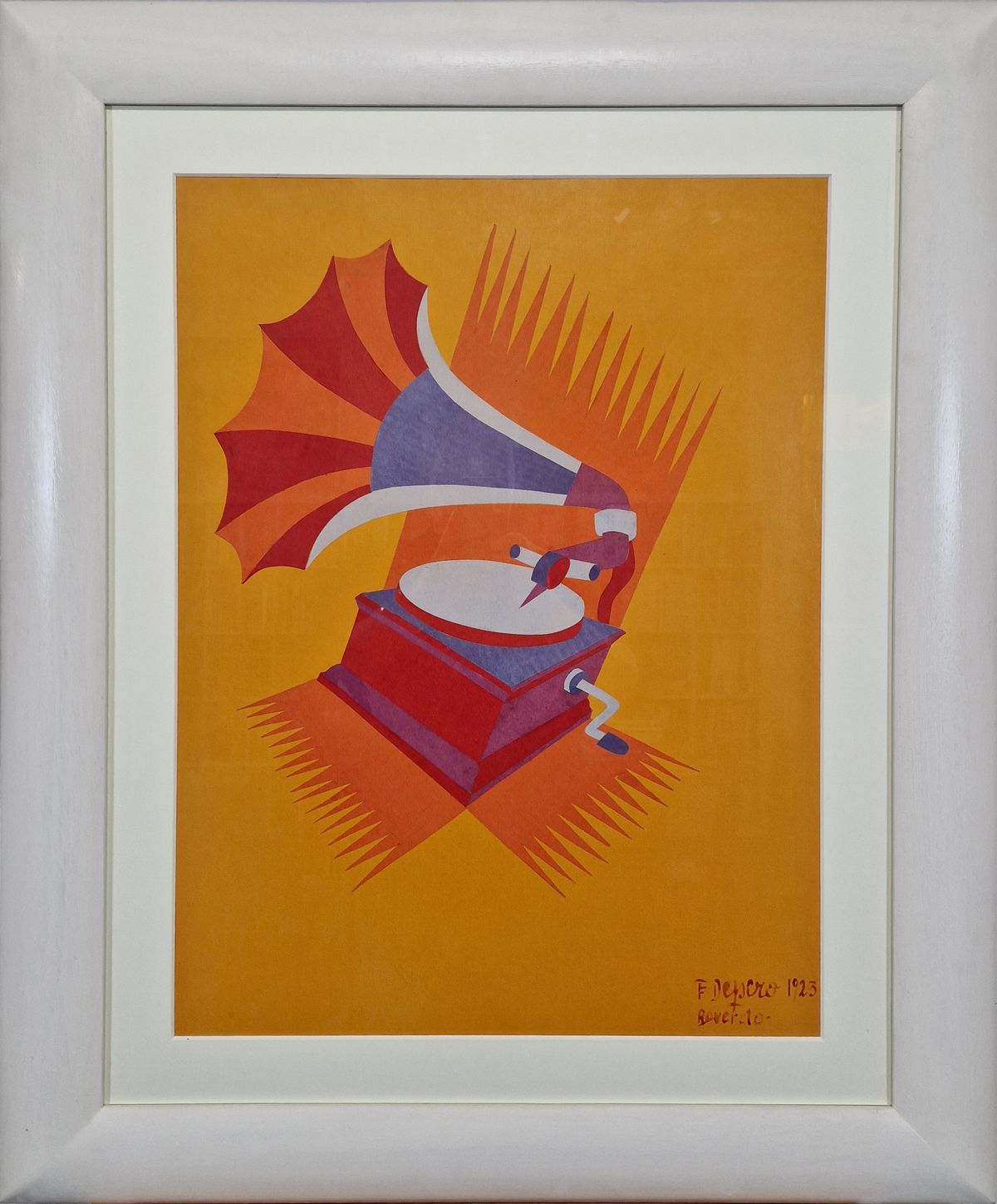 Fortunato Depero - Grammofono