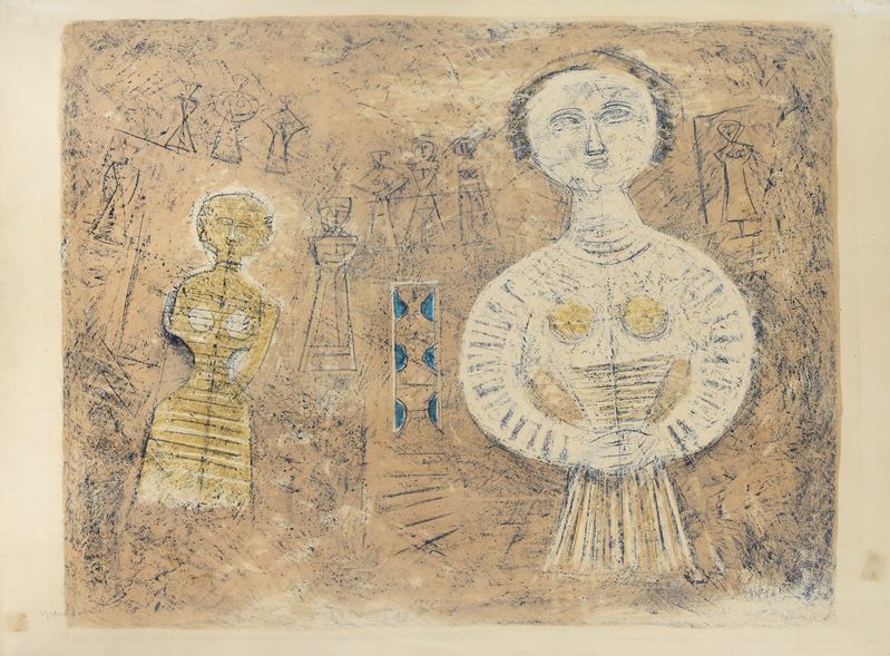 Massimo Campigli - Due Donne