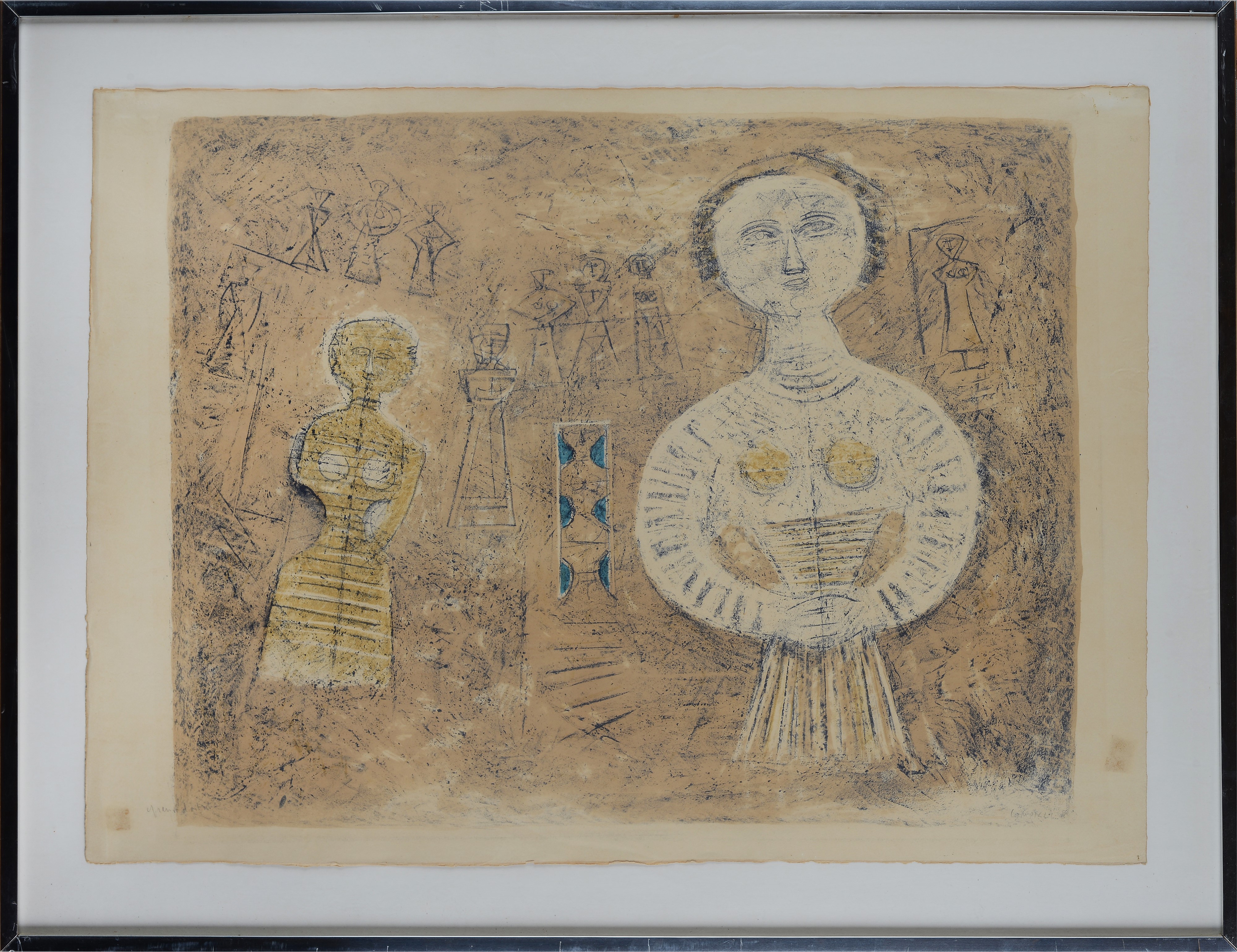 Massimo Campigli - Due Donne
